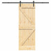 Ușă glisantă NARVIK Natural și Negru 70 x 210 cm (213,5 cm) - WALTI WALTI