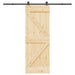 Ușă glisantă NARVIK Natural și Negru 70 x 210 cm (213,5 cm) - WALTI WALTI