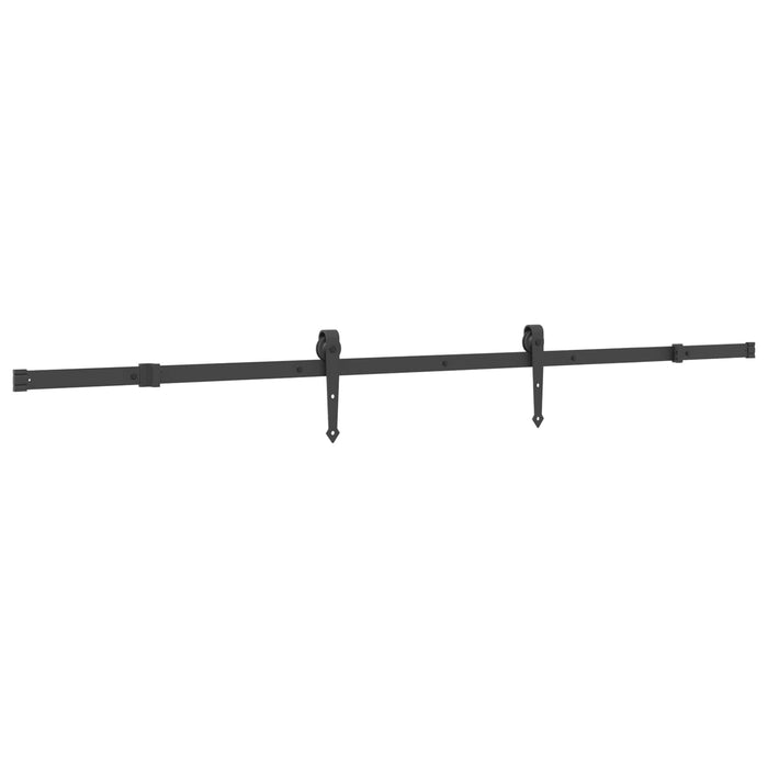 Ușă glisantă NARVIK Natural și Negru 70 x 210 cm (213,5 cm) WALTI