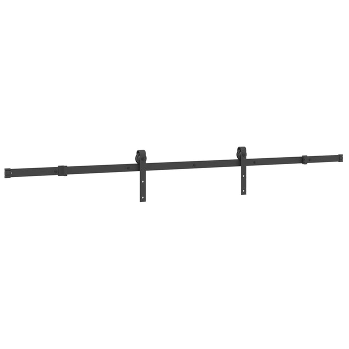 Ușă glisantă NARVIK Natural și Negru 70 x 210 cm (213,5 cm) WALTI