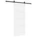 Ușă glisantă Alb și negru 83 x 202 cm Lemn masiv de pin - WALTI WALTI