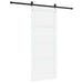 Ușă glisantă Alb și negru 83 x 202 cm Lemn masiv de pin - WALTI WALTI