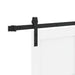 Ușă glisantă Alb și negru 83 x 232 cm Lemn masiv de pin - WALTI WALTI