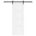 Ușă glisantă Alb și negru 83 x 232 cm Lemn masiv de pin - WALTI WALTI