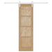 Ușă glisantă Natural și Alb 61 x 198,5 cm Lemn masiv de pin - WALTI WALTI