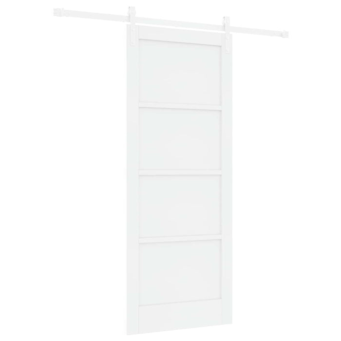 Ușă glisantă Alb 83 x 202 cm Lemn masiv de pin - WALTI WALTI