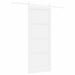Ușă glisantă Alb 83 x 202 cm Lemn masiv de pin - WALTI WALTI