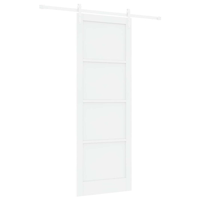 Ușă glisantă Alb 83 x 232 cm Lemn masiv de pin - WALTI WALTI