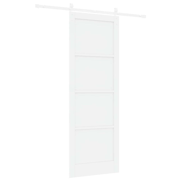 Ușă glisantă Alb 83 x 232 cm Lemn masiv de pin - WALTI WALTI
