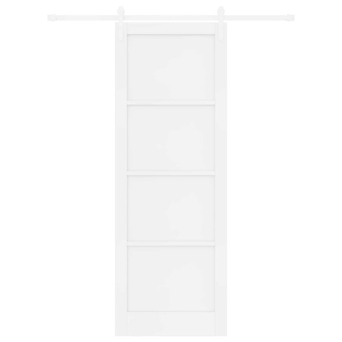 Ușă glisantă Alb 83 x 232 cm Lemn masiv de pin - WALTI WALTI