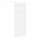 Ușă glisantă Alb 83 x 202 cm Lemn masiv de pin - WALTI WALTI