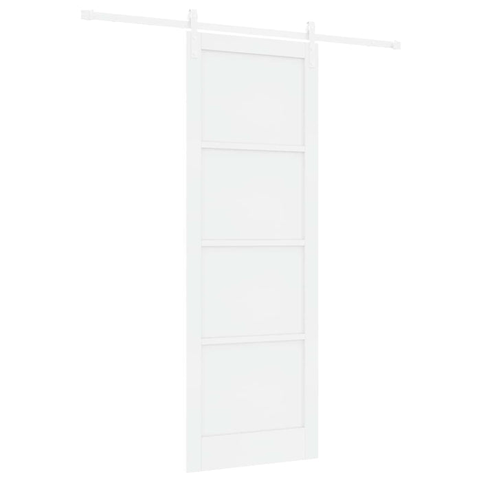 Ușă glisantă Alb 83 x 232 cm Lemn masiv de pin - WALTI WALTI