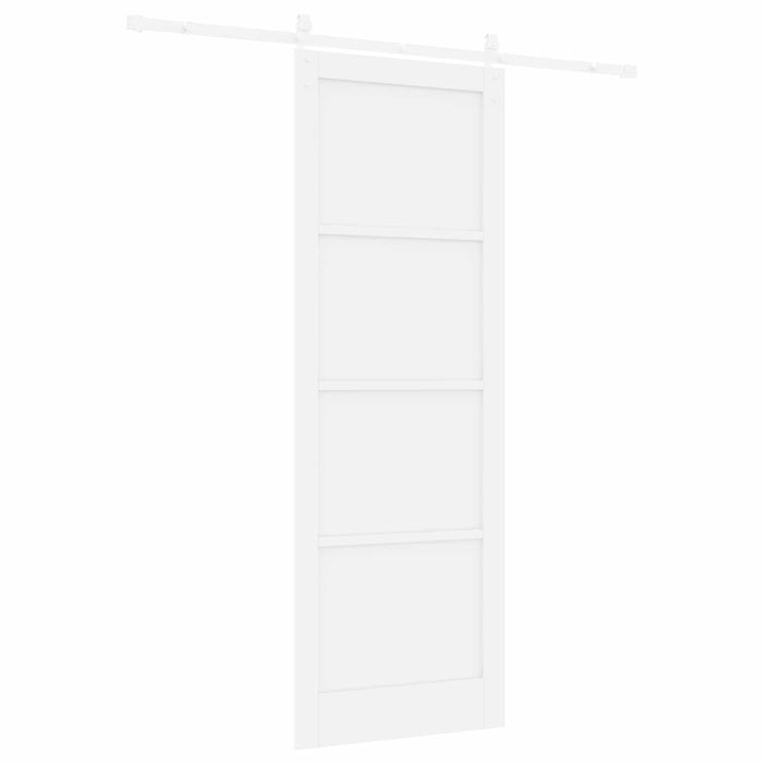 Ușă glisantă Alb 83 x 232 cm Lemn masiv de pin - WALTI WALTI