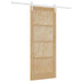 Ușă glisantă Natural și Alb 86 x 211 cm Lemn masiv de pin - WALTI WALTI