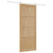 Ușă glisantă Natural și Alb 86 x 211 cm Lemn masiv de pin - WALTI WALTI