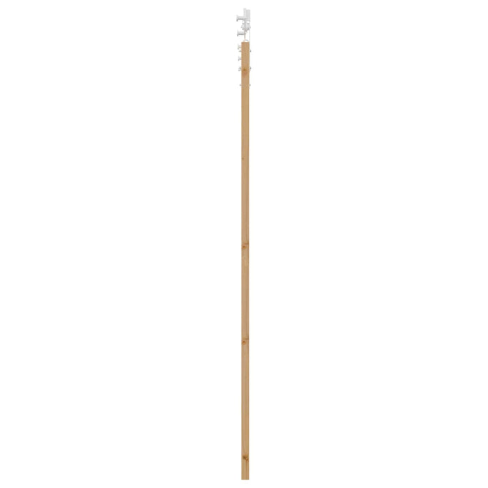 Ușă glisantă Natural și Alb 86 x 211 cm Lemn masiv de pin - WALTI WALTI