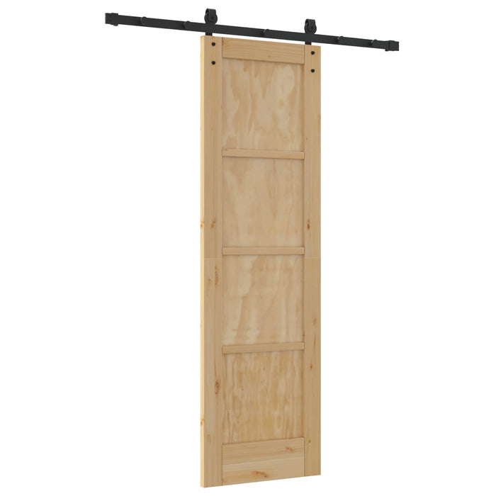 Ușă glisantă natural 61 x 198,5 cm Lemn masiv de pin - WALTI WALTI
