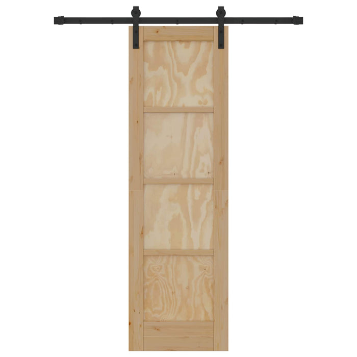 Ușă glisantă natural 61 x 198,5 cm Lemn masiv de pin - WALTI WALTI