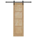 Ușă glisantă natural 61 x 198,5 cm Lemn masiv de pin - WALTI WALTI