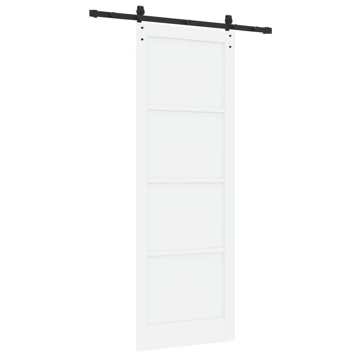 Ușă glisantă Alb 83 x 232 cm Lemn masiv de pin - WALTI WALTI
