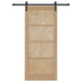 Ușă glisantă natural 86 x 198,5 cm Lemn masiv de pin - WALTI WALTI