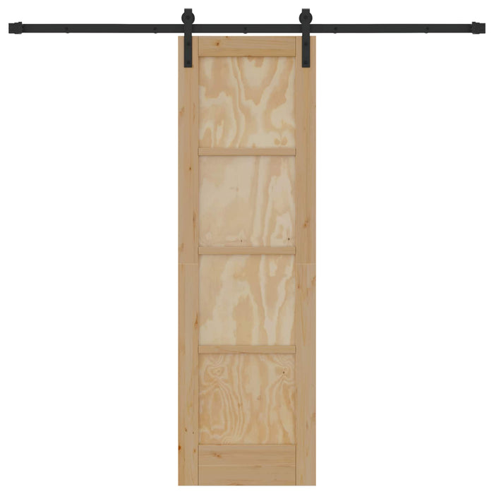 Ușă glisantă natural 61 x 198,5 cm Lemn masiv de pin - WALTI WALTI