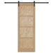 Ușă glisantă natural 83 x 232 cm Lemn masiv de pin - WALTI WALTI