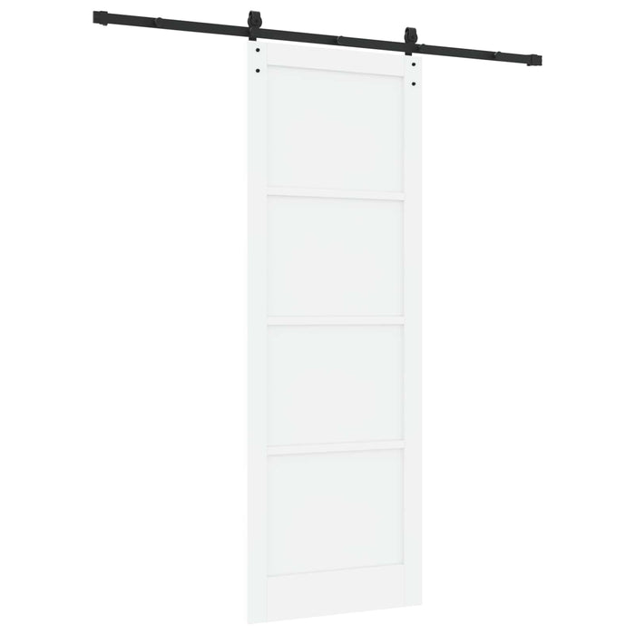 Ușă glisantă Alb 83 x 232 cm Lemn masiv de pin - WALTI WALTI