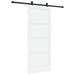 Ușă glisantă Alb și negru 83 x 202 cm Lemn masiv de pin - WALTI WALTI
