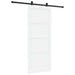 Ușă glisantă Alb și negru 83 x 202 cm Lemn masiv de pin - WALTI WALTI