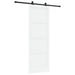 Ușă glisantă Alb și negru 83 x 232 cm Lemn masiv de pin - WALTI WALTI