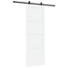 Ușă glisantă Alb și negru 83 x 232 cm Lemn masiv de pin - WALTI WALTI