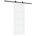 Ușă glisantă Alb și negru 83 x 202 cm Lemn masiv de pin - WALTI WALTI