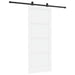 Ușă glisantă Alb și negru 83 x 202 cm Lemn masiv de pin - WALTI WALTI
