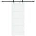Ușă glisantă Alb și negru 83 x 202 cm Lemn masiv de pin - WALTI WALTI