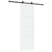Ușă glisantă Alb și negru 83 x 232 cm Lemn masiv de pin - WALTI WALTI