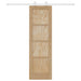 Ușă glisantă Natural și Alb 61 x 198,5 cm Lemn masiv de pin - WALTI WALTI