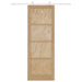 Ușă glisantă Natural și Alb 83 x 232 cm Lemn masiv de pin - WALTI WALTI