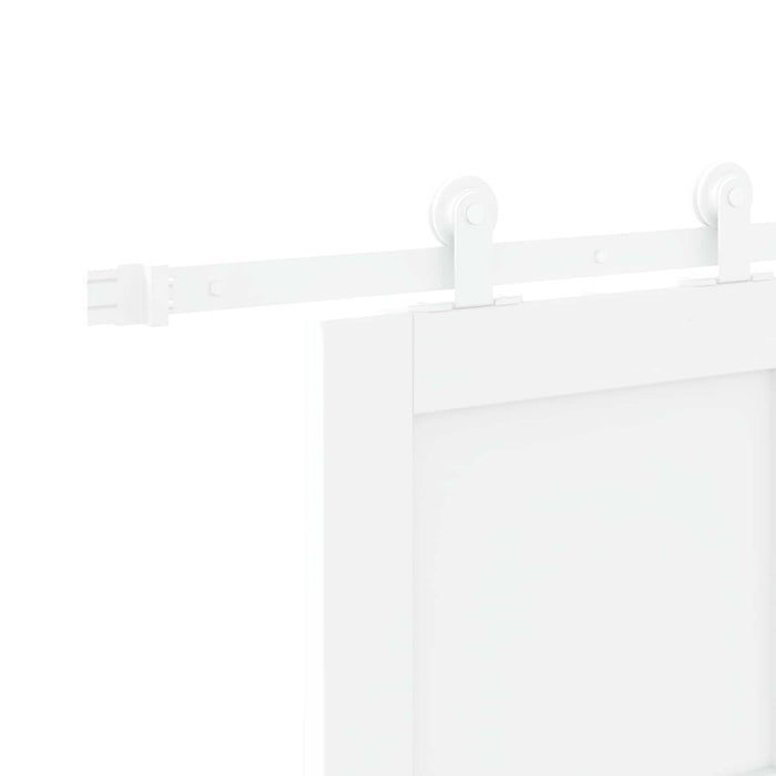 Ușă glisantă Alb 83 x 232 cm Lemn masiv de pin - WALTI WALTI