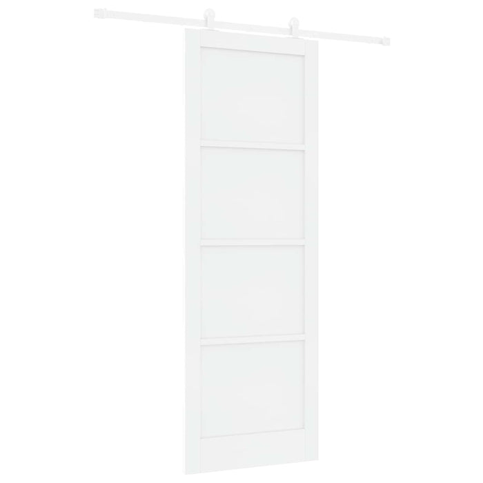 Ușă glisantă Alb 83 x 232 cm Lemn masiv de pin - WALTI WALTI