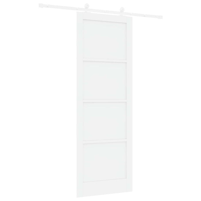 Ușă glisantă Alb 83 x 232 cm Lemn masiv de pin - WALTI WALTI