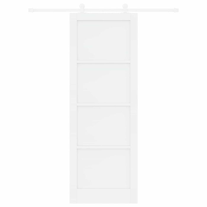 Ușă glisantă Alb 83 x 232 cm Lemn masiv de pin - WALTI WALTI