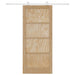 Ușă glisantă Natural și Alb 86 x 198,5 cm Lemn masiv de pin - WALTI WALTI