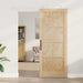 Ușă glisantă Natural și Alb 86 x 211 cm Lemn masiv de pin - WALTI WALTI
