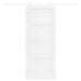Ușă glisantă Alb 83 x 202 cm Lemn masiv de pin - WALTI WALTI