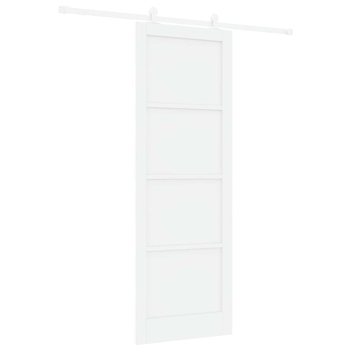 Ușă glisantă Alb 83 x 232 cm Lemn masiv de pin - WALTI WALTI