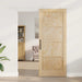 Ușă glisantă Natural și Alb 86 x 211 cm Lemn masiv de pin - WALTI WALTI