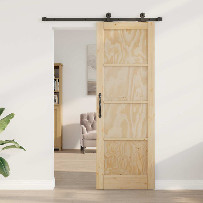 Ușă glisantă ORKDAL natural 73,5 x 211 cm Lemn masiv de pin - WALTI WALTI