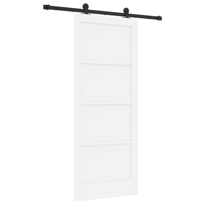 Ușă glisantă ORKDAL Alb 83 x 202 cm Lemn masiv de pin - WALTI WALTI