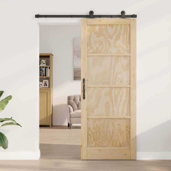 Ușă glisantă ORKDAL natural 83 x 211 cm Lemn masiv de pin - WALTI WALTI
